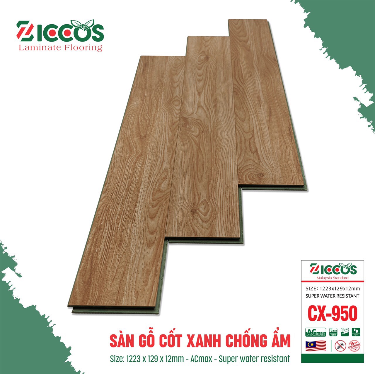 Sàn Gỗ Cốt Xanh – CX950