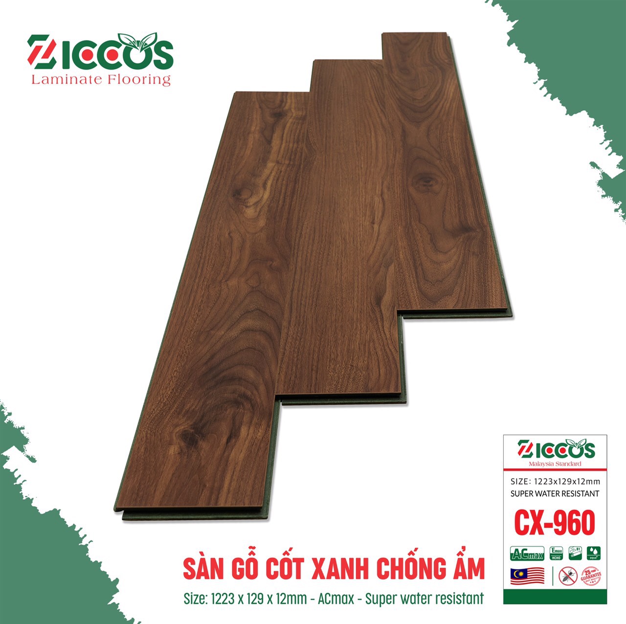 Sàn Gỗ Cốt Xanh – CX960
