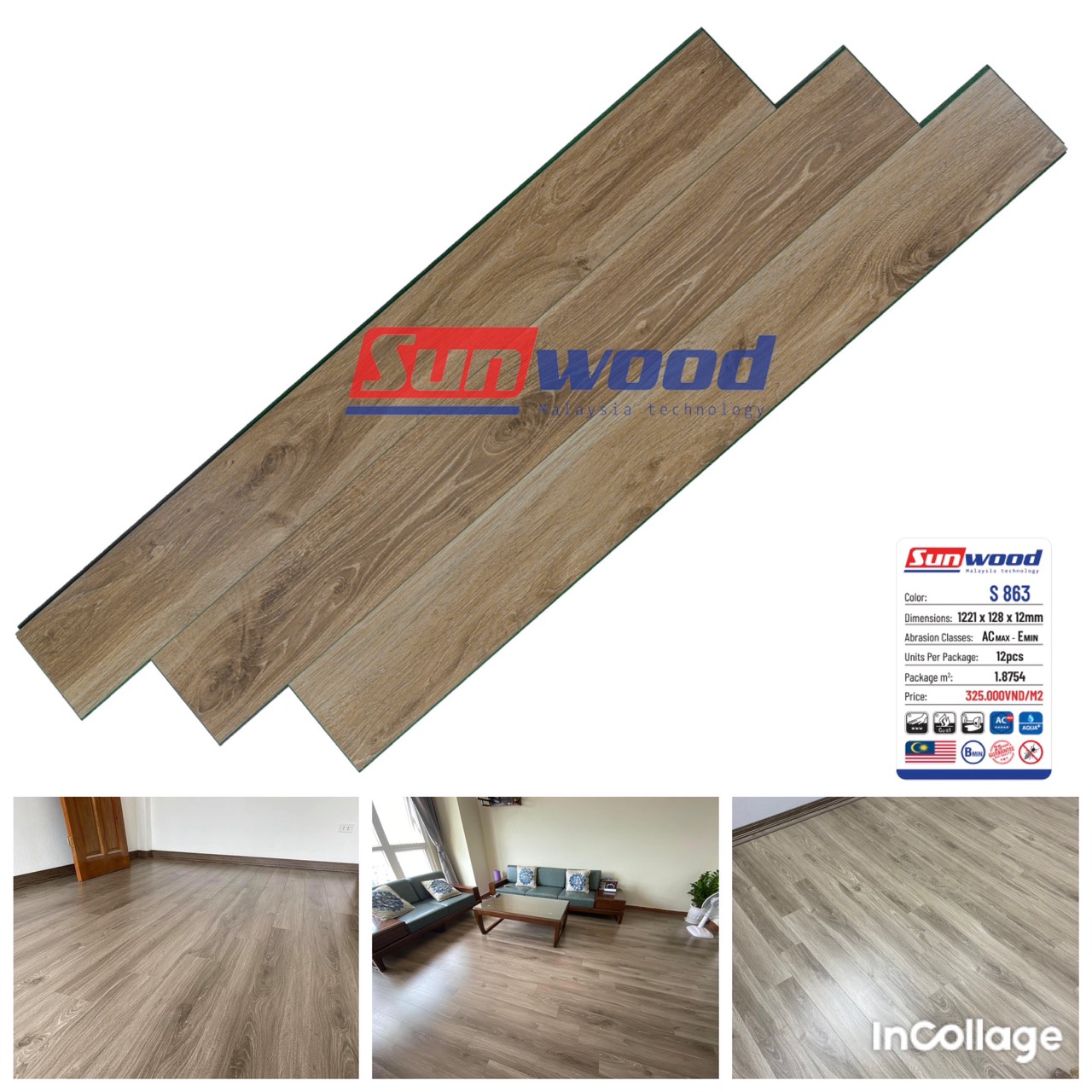 Sàn Gỗ Sunwood – S863