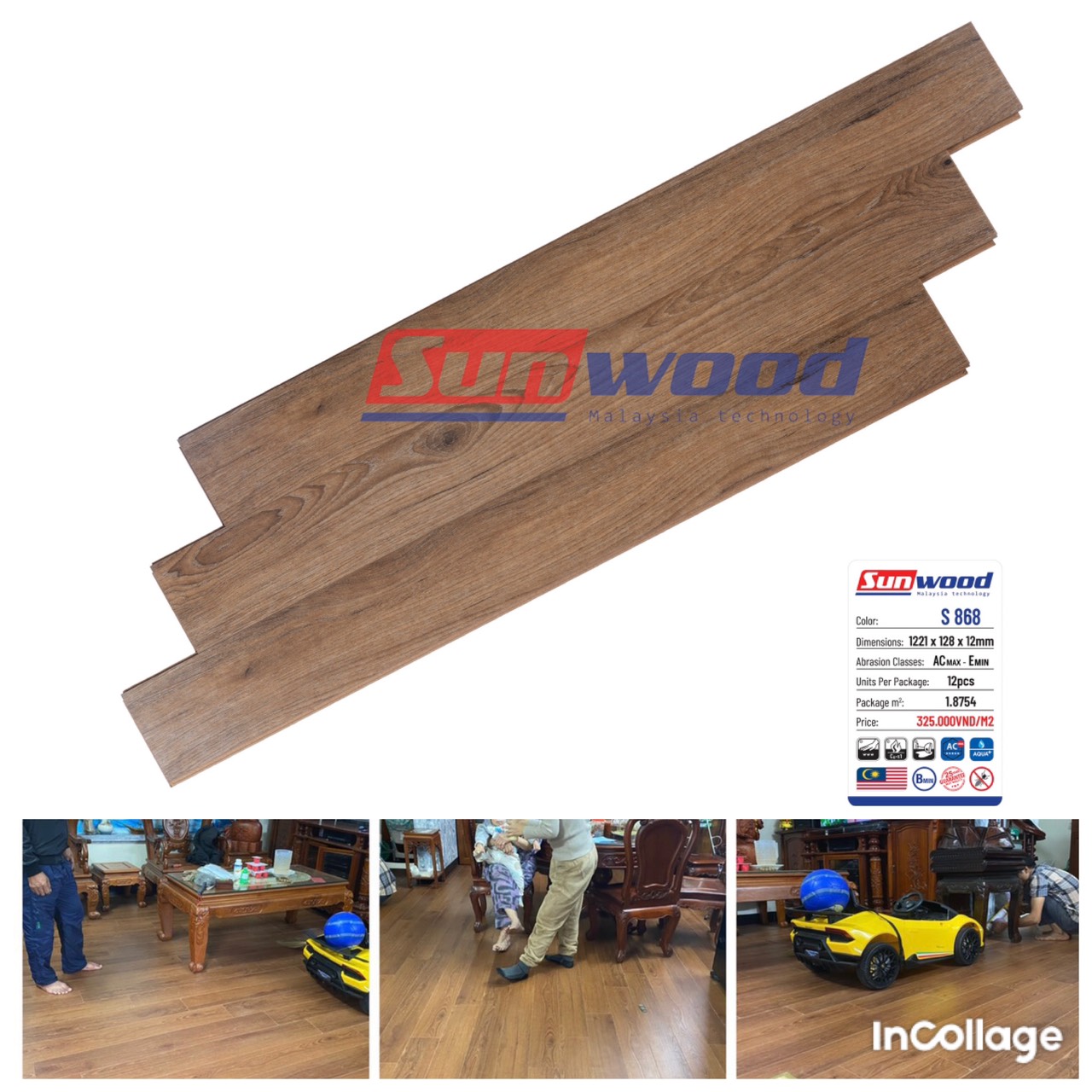 Sàn Gỗ Sunwood – S868