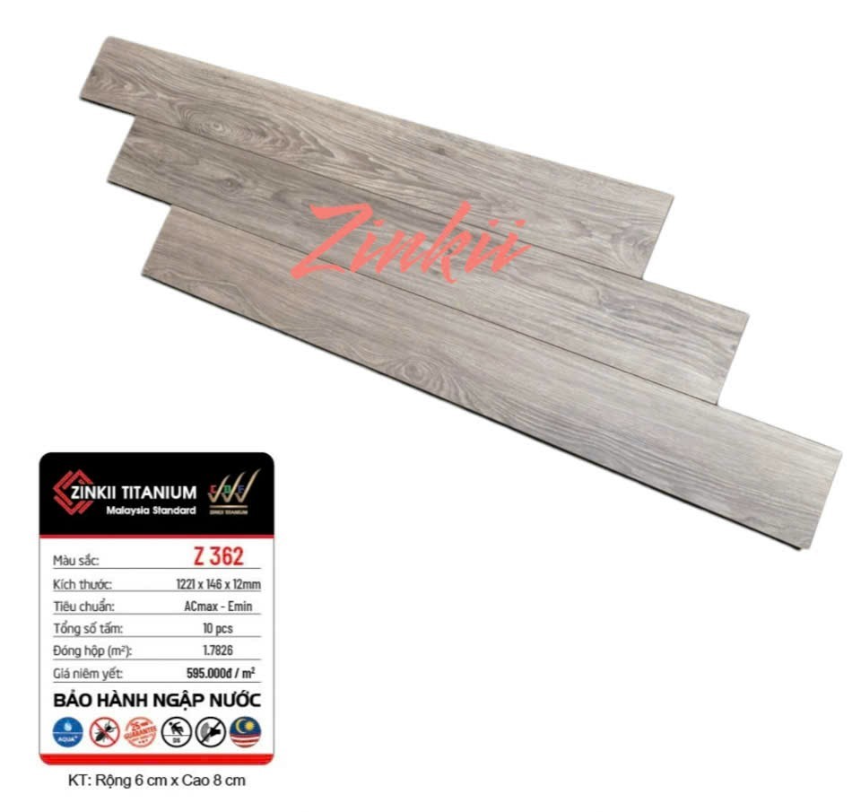 Sàn gỗ Cốt đen Zinkii – Z362