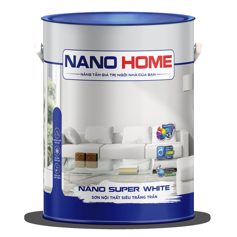 NANO SUPER WHITE — SƠN NỘI THẤT SIÊU TRẮNG TRẦN